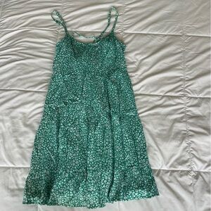 Hollister Teal Floral Strappy Dress
